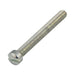 Vis à métaux, tête cylindrique, fente, n° 1-64 UNC x 1/4" de longueur, en acier zingué, fabriquée par Spaenaur Inc.
