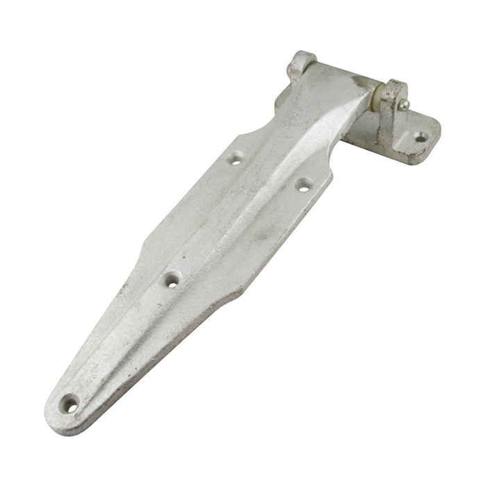 Charnière en fer, support décalé de 2 po de largeur x 5 1/2 po de hauteur, fer décalé de 1 7/8 po, revêtement en poudre gris par Spaenaur Inc.