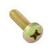 Pan Head Posi-Drive Machine Screw (License Plate Screw) M6 x 20mm Low Carbon Steel Zinc Dichromate Plated by Spaenaur Inc.