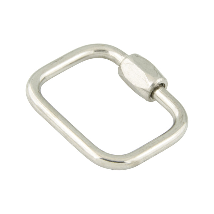 Square Quick Link, Series C 3mm Wire DIA Steel Zinc Plated by Spaenaur Inc.