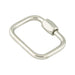 Square Quick Link, Series C 3mm Wire DIA Steel Zinc Plated by Spaenaur Inc.