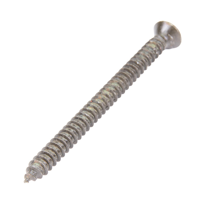 Tapping Screw, Oval Head Phillips Drive, Type AB, #10 x 2-1/4" Length, Low Carbon Steel Black Zinc Plated by Spaenaur Inc.