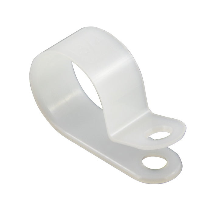 Cable Clamp 5/16" ID x 1/2" Wide Natural Nylon
