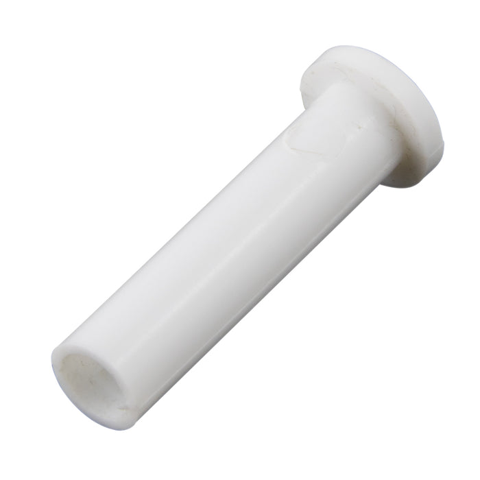 Binder Post & Screw (Nylon), Unslotted Head, Rapid Assembly, .240" DIA x 3/8" LG Polyethylene Post, White Colour