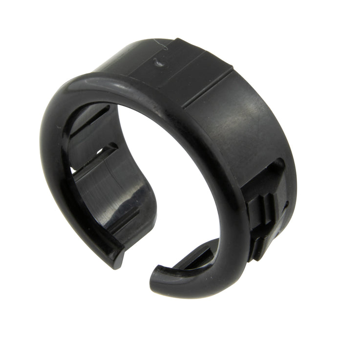 Open/Closed Bushing 0.500" x 5/16" x 9/16" x 13/32" Nylon Black by Spaenaur Inc.