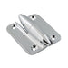 Charnière « torpille » Lift Off, gauche, 2 trous, 3 po HT x 1,5 po Wd x 0,125 po THK, acier chromé, Spaenaur Inc.