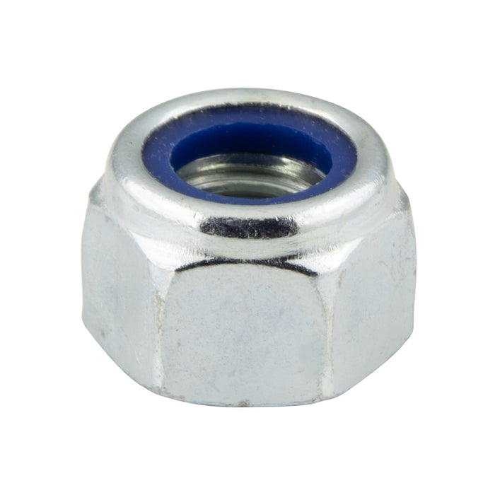 Nylon Insert Hex Locknut, DIN 985 M16 x 2.00, 24mm WAF, 16mm O/A HT CL 6 Steel Zinc Plated DIN 985/6-ZP M16 by Spaenaur Inc.