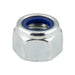 Nylon Insert Hex Locknut, DIN 982 M24 x 3.00 CL 10 Steel Zinc Plated DIN 982/10-ZP M24 by Spaenaur Inc.