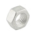 Hexagon Nut Finished Full 1/4"-28 UNF (7/16" A/F x 7/32" TH) Aluminum (Alloy 6061-T6) Plain ANSI B18.2.2-1986 by Spaenaur Inc.