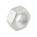 Hex Machine Screw Nut #10-32 UNF (3/8" A/F x 1/8" THK) Aluminum (Alloy 2024) Plain Finish ANSI B18.6.3-1986 by Spaenaur Inc.