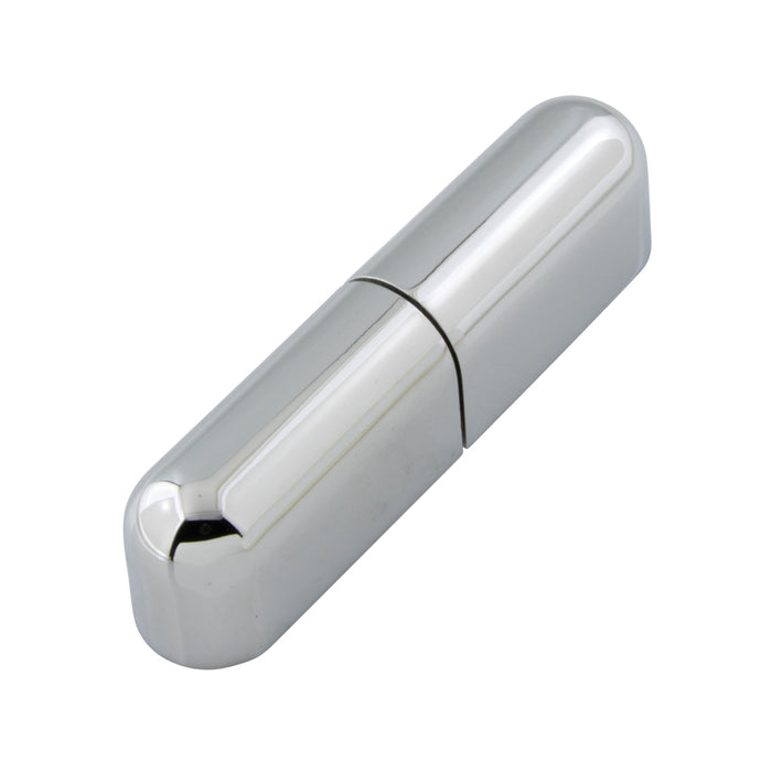 Block' Hinge for Offset Doors Large Size (100mm total Length) Holes Tapped M8 x 13mm (2 Halves, Bottom Half W/Fixed Pin) Zinc Diecast Plain Finish