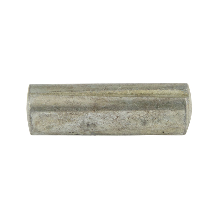 GRoove Pin, Type 1, End GRoove, Full Taper 1/4" DIA x 1" LGTH Low Carb Steel Case Hard Zinc PLTD