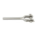 Jaw Type Turnbuckle Fitting 5/8"-11 UNC x 5" Shank Length Right Hand Thread 304 Stainless Steel by Spaenaur Inc.