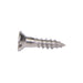 Wood Screw, Flat Head, Slotted, #12 x 2" Length, Stainless Steel, ASME/ANSI B18.6.1 by Spaenaur Inc.