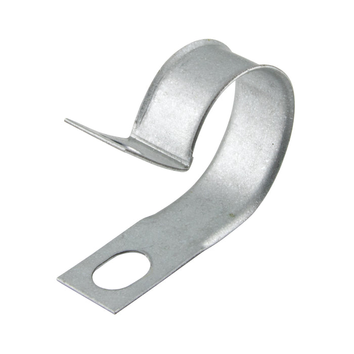Attache pour câbles et fils, type fermé à usage léger - Fournie ouverte, capacité 1/4 po de diamètre, 0,500 po de centre à centre, acier zingué/chromate transparent par Spaenaur Inc.
