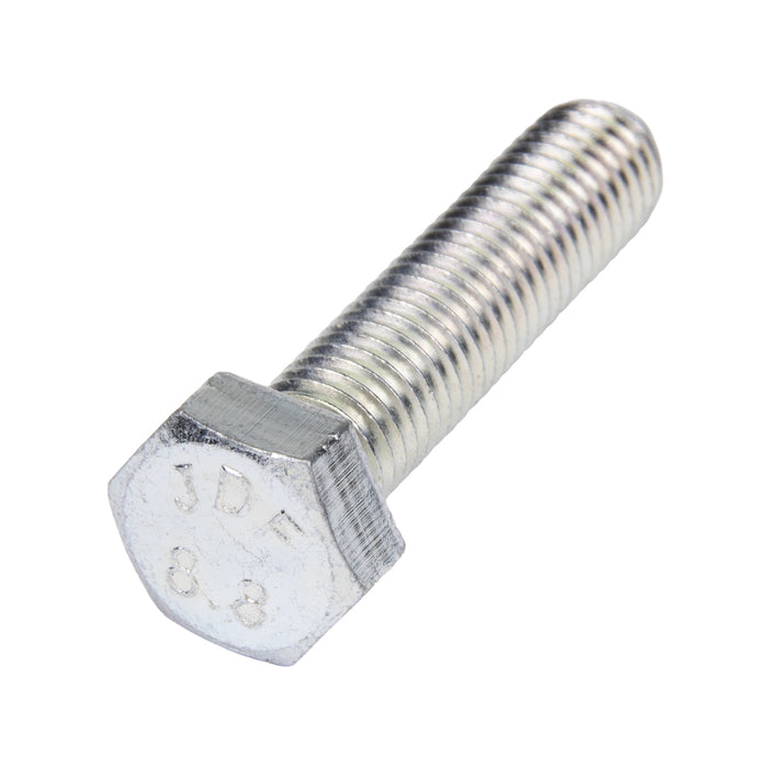 Hex Head Cap Screw M8 x 1.25 x 28mm LG Full Thread Class 8.8 Steel Zinc Plated ISO 4017/8.8-ZP M8X28