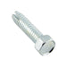 Thread-Cutting Screw, Indented Hex Head, Type 1 5/16"-18 UNC x 5/8" L (HD 1/2" AF) Low Carb Steel Case Hard Zinc Chrom ANSI B18.6.4-1966 by Spaenaur Inc.