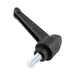 Push Button Clamping Lever, Male 3.03" Length, 5/16"-18 x 3/4" Stud 1.81" Overall Height Thermoplastic Material, Black by Spaenaur Inc.