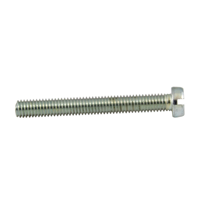 Vis à métaux, tête bombée, fente, M3,5 x 0,60 mm (UNC) x 16 mm de longueur, acier inoxydable