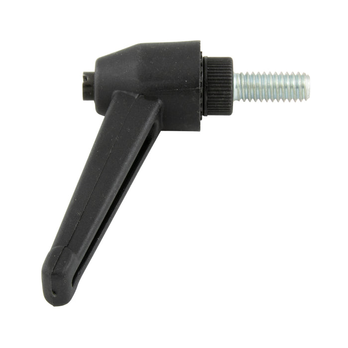 Indexed Clamping Lever, Male 3.03" Length, 1/4"-20 x 0.75" Stud 1.81" Overall Height Thermoplastic Material Black