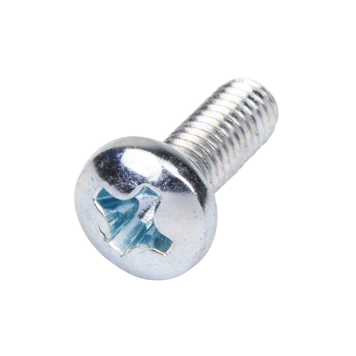 Machine Screw, Pan Head, Phillips Drive, #8-32 UNC x 3/4" Length, Steel Zinc Plated Trivalent by Spaenaur Inc.