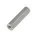 Hex Spacer, (Tapped) Threaded #4-40 UNC, 1/4" A.F. x .125" LGTH Aluminum Alloy 2011T3 by Spaenaur Inc.