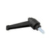Push Button Clamping Lever, Male 3.03" Length, 5/16"-18 x 3/4" Stud 1.81" Overall Height Thermoplastic Material, Black by Spaenaur Inc.