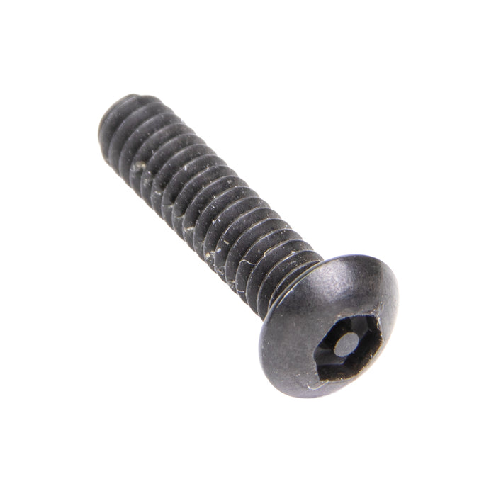 Security Screw, Flat Head Security Hex Socket Drive, #10-32 UNF x 3/8" Length, Steel Plain