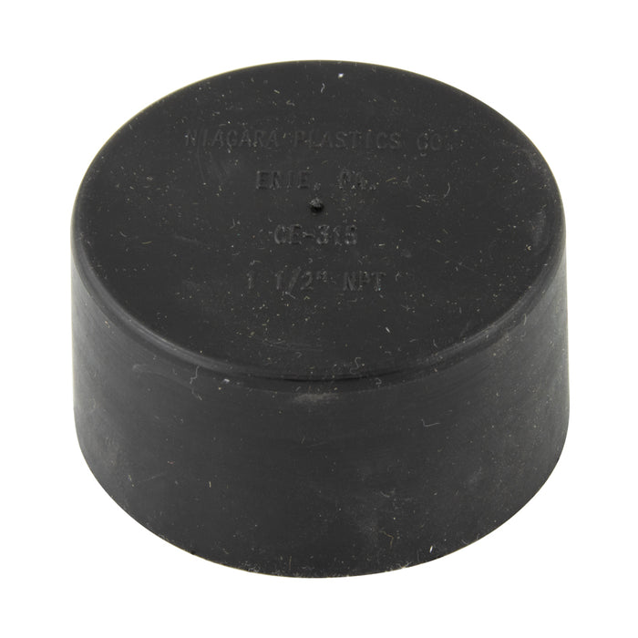 Pipe Thread Protector Closed End 2 1/2 N P T Low Density Polyethylene Colour Black