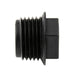 Bouchon fileté pour tuyau, tête carrée à bride 3/4 po-14 NPT, polyéthylène haute densité, couleur noire, par Spaenaur Inc.