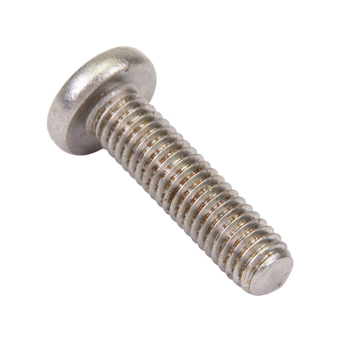 Security Screw, Pan Head Spanner Drive, #10-32 UNF x 2" Length, Stainless Steel by Spaenaur Inc.