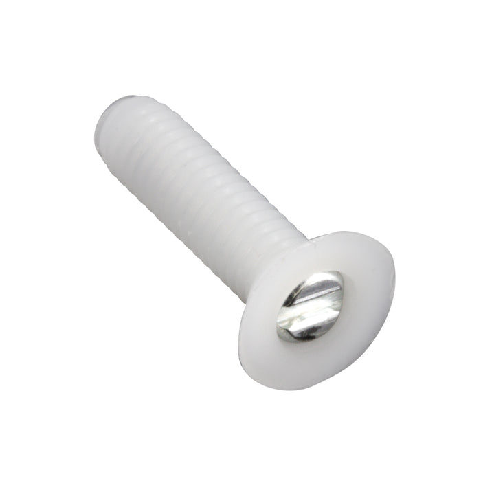 Machine Screw, Flat Head, Slotted Drive, #8-32 UNC x 3/8" Length, Steel Electro Zinc Plated or Cadmium Plated by Spaenaur Inc.