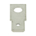 Quick Connect Blade, 45 Deg 2-Sided .25" Blade Width x .032 THK Brass Zinc Plated Buchanan #Qc-21 by Spaenaur Inc.