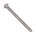 Tapping Screw, Button Head Security Hex Socket Drive, Type AB, #10 x 1/2" Length, Stainless Steel by Spaenaur Inc.