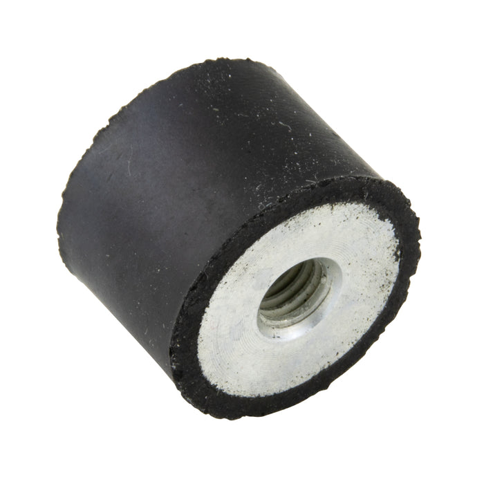 Anti-Vibration Mount,Single Insert, Cylindrical Style 6 30mm OD x 30mm HT (M8X1.25) Vulcanized Rubber, 50-60 Duro by Spaenaur Inc.