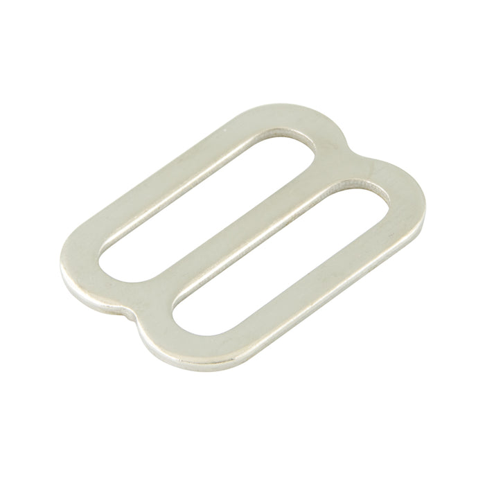 Webbing Buckle, Flat Metal Style for 3/4" Wide Webbing Steel Nickel Plated by Spaenaur Inc.