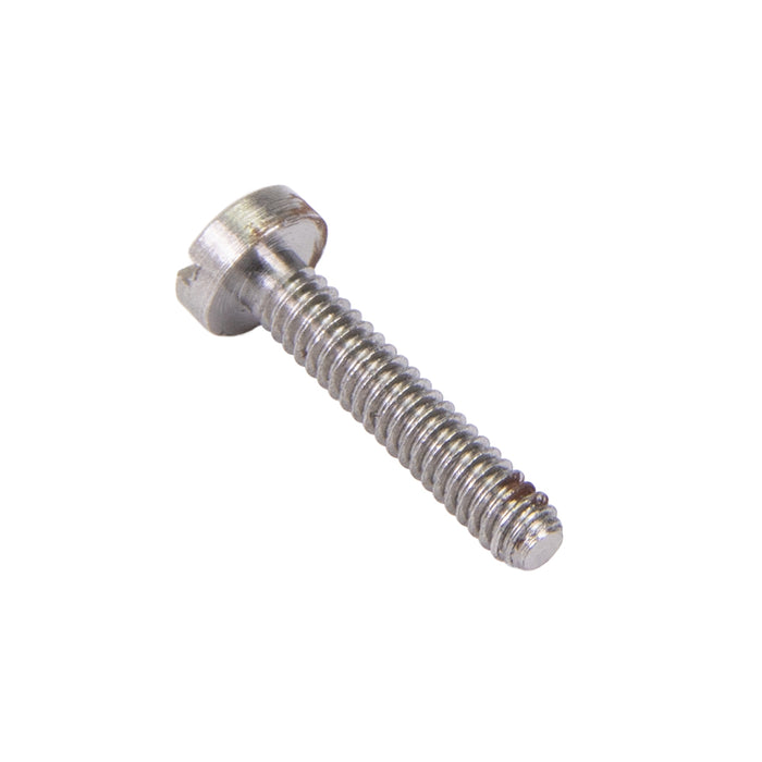Machine Screw, Cheese Head, Slotted Drive, M1.8 x 0.35 mm UNC x 8 mm Length, Steel Plain by Spaenaur Inc.