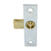 Security Dead-Bolt Latch W/BRass Bolt 3.25" O/A LGTH x 0.87" W Steel Zinc Plated by Spaenaur Inc.