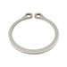 Bague de retenue externe, diamètre d'arbre 0,551 po, acier inoxydable PH 15-7MO, fabriquée par Spaenaur Inc.
