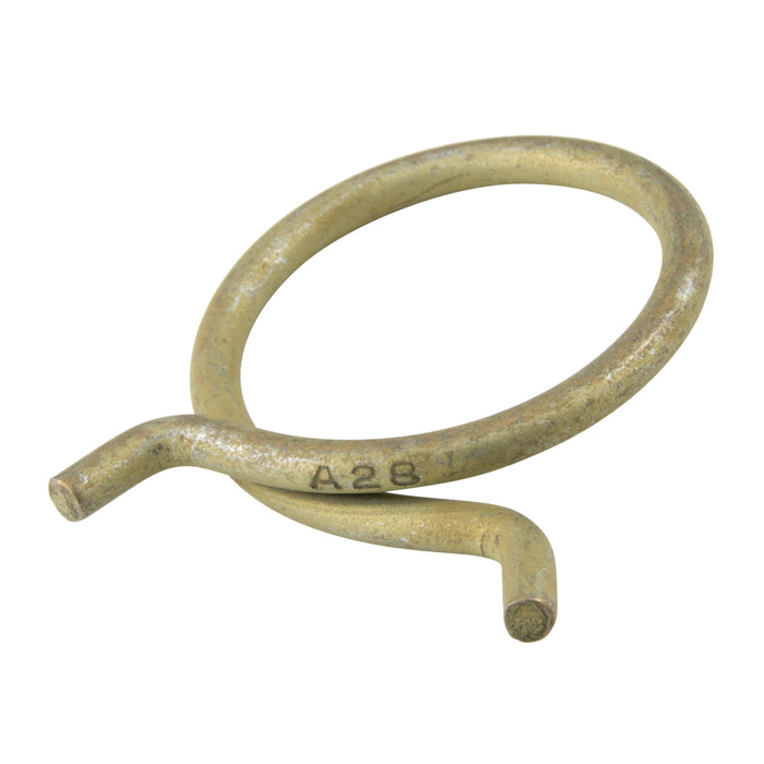 Collier de serrage à ressort 7/16 po diamètre nominal du tuyau x 0,088 po diamètre du fil Acier à ressort Zinc dichromate (jaune) plaqué par Spaenaur Inc.