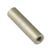 Spacer, Round, Tapped, Seamless, Machined From Brass Rod 1/4" OD x 1" LONG, #6-32 UNC Tapped Brass, Nickel Plated by Spaenaur Inc.