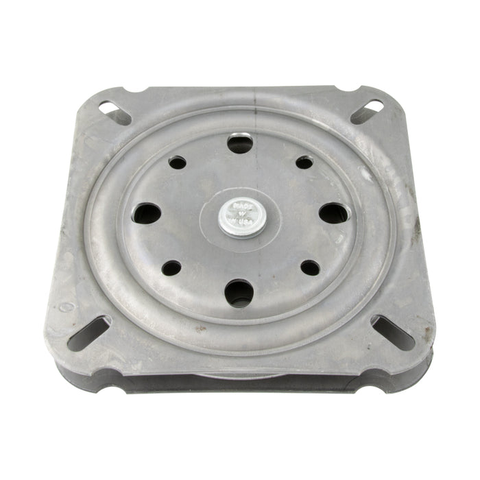 Swivel Revolving Plate, W/ 60 Bearings, 6 3/4" Square x 12 Gauge 13/16" O/A THK Steel Plain Finish by Spaenaur Inc.