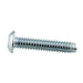 Security Thread-Cutting Screw, 6-Lobe Button HD, Type F 1/4"-20 UNC x 1" LG, Recess Tr27 Low Carbon Case Hardened Steel Zinc Plated by Spaenaur Inc.