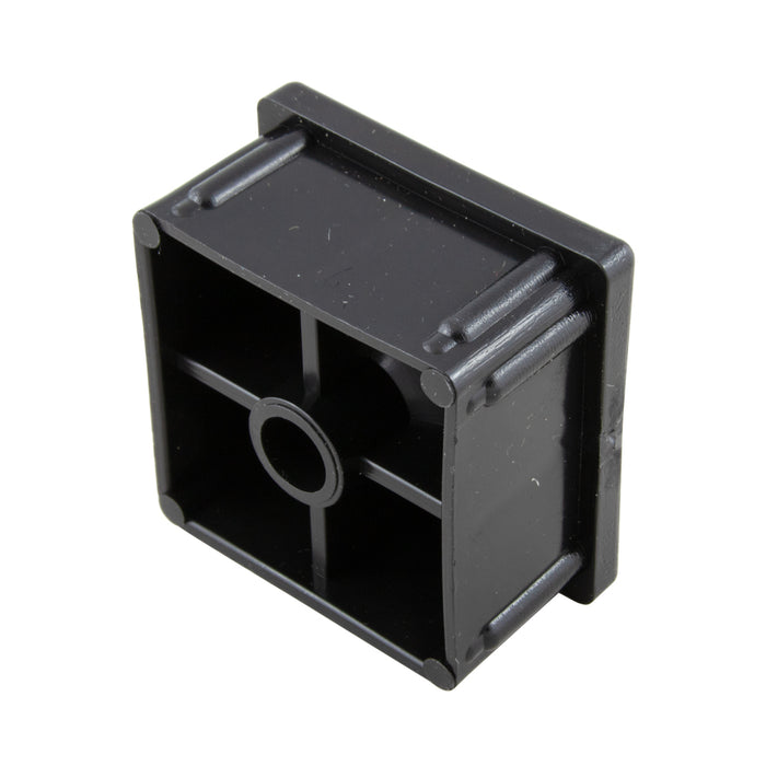 Plug Glide for 16/18 Gauge Square Tube 1" x 1/4"-20 Polyethylene Black by Spaenaur Inc.