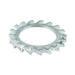 Rondelle frein à denture externe M6 (6,4 x 11,0 x 0,7) en acier au carbone traité thermiquement, zinguée PLTD DIN 6798A/ST-ZP M6 par Spaenaur Inc.