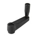 Crank Handle with Folding Arm Female 3/8-16" Thread, 2.60 Handle Length Thermoplastic Material Black by Spaenaur Inc.
