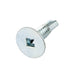 Teks Point 3 Self-Drilling Screw, Wafer Head, Square Recessed Socket, #10-24 x 1-1/4" Length, Carbon Steel Zinc Plated by Spaenaur Inc.