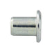 Écrou borgne Rampa® de type RFL, empreinte hexagonale de 4 mm, M6 x 1,00 mm, diamètre de tête de 15 mm (tête plate), diamètre du corps de 9 mm x longueur sous tête de 12 mm, en acier zingué par Rampa®