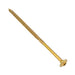 RSS Lag Screw, Round with Washer Head, Torx T40, 3/8" x 7-1/4" (8.0 mm x 180 mm), Low Carbon Steel Yellow Zinc Plated by Spaenaur Inc.