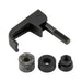 Swell Latch, Heavy Duty .130" to .190" Frame THK x .766" DIA Hole Die Cast Zinc, Black Polyester Powder Coat by SouthCo